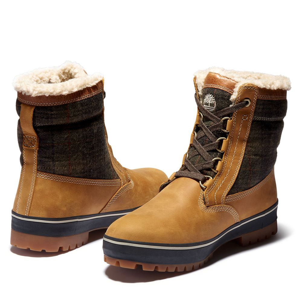 Bota Neve Masculino - Timberland Spruce Mountain Impermeavel - PGXEQ0465 - Marrom/Pretas